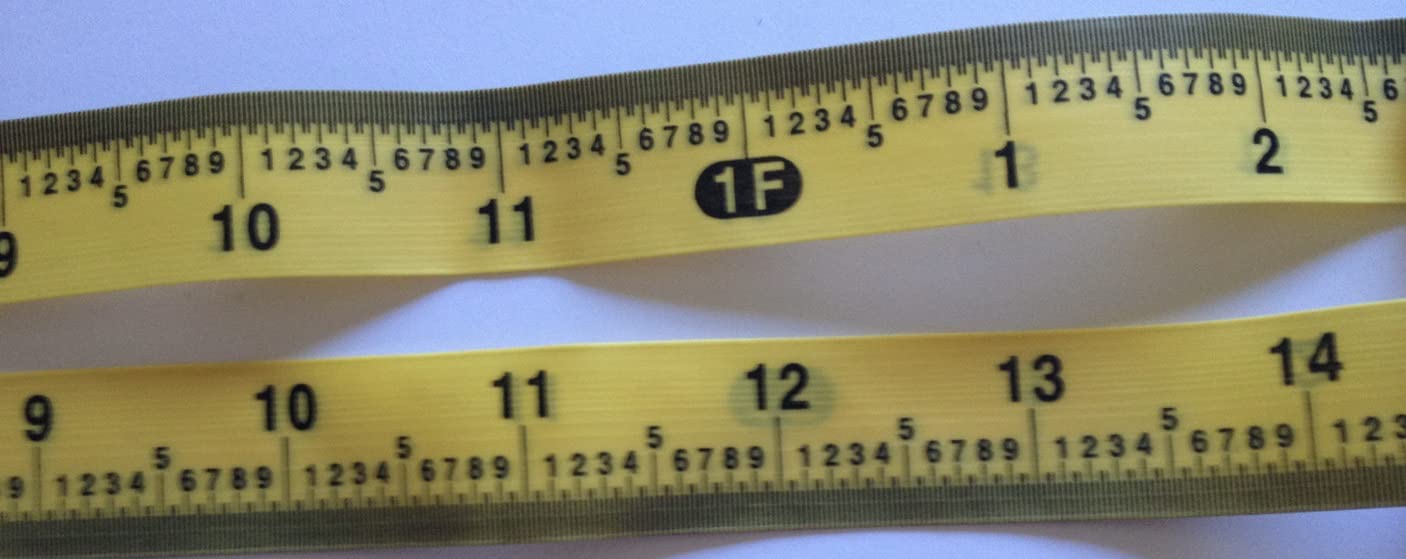 Precision Tape, 5 ft/60 in Fabric Decimal Inch Tape Measure